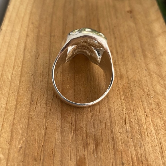 Solid 925 Sterling Silver Skull Men Ring from Mexico/ Calavera Plata Mexico - Picture 7 of 9